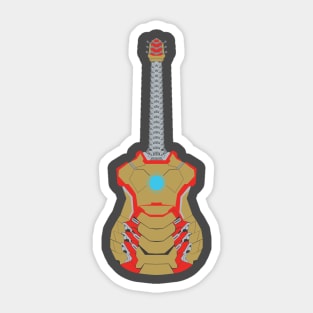 iron guitar Sticker